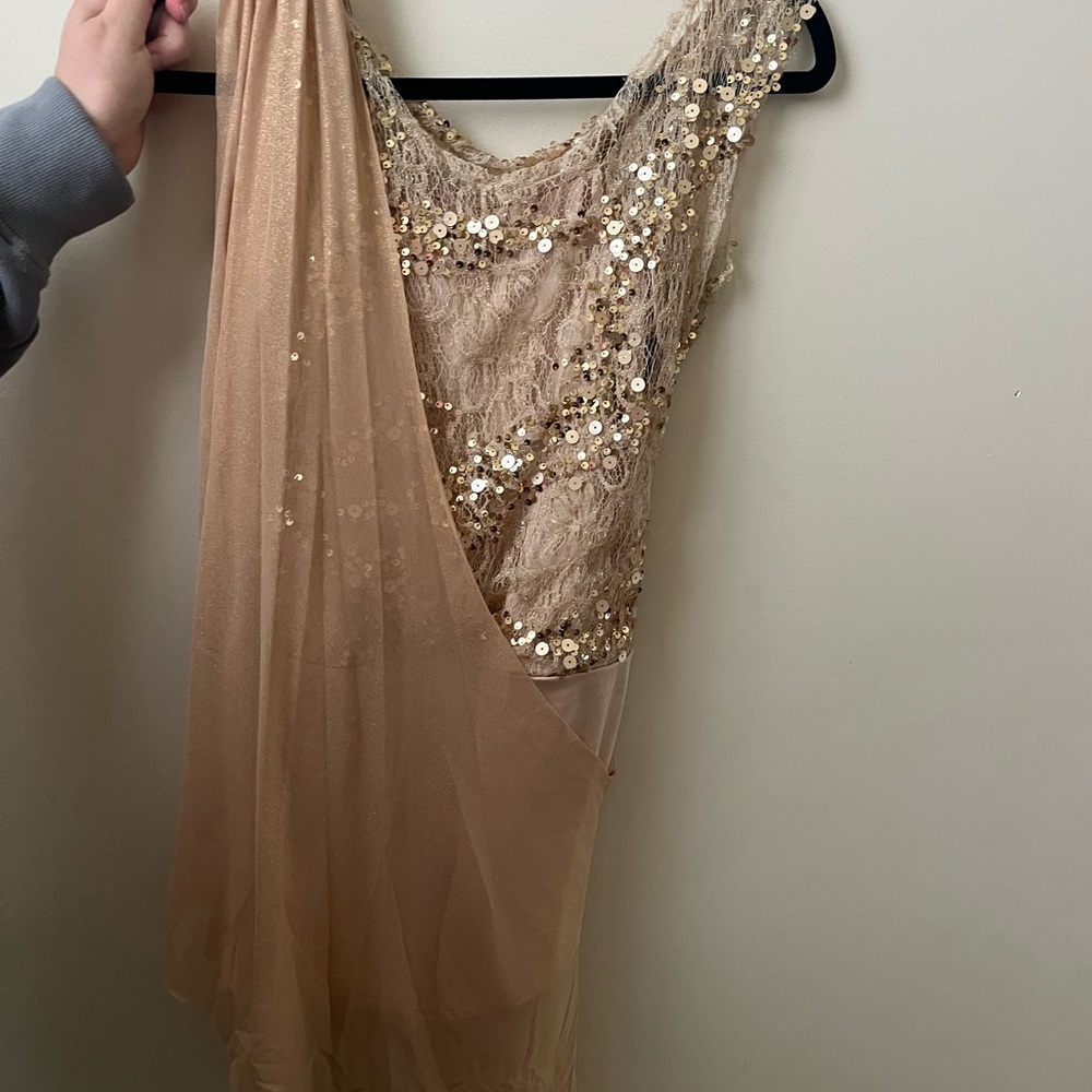 Elegant Sequin Lace Figure Skating/Dance Dress